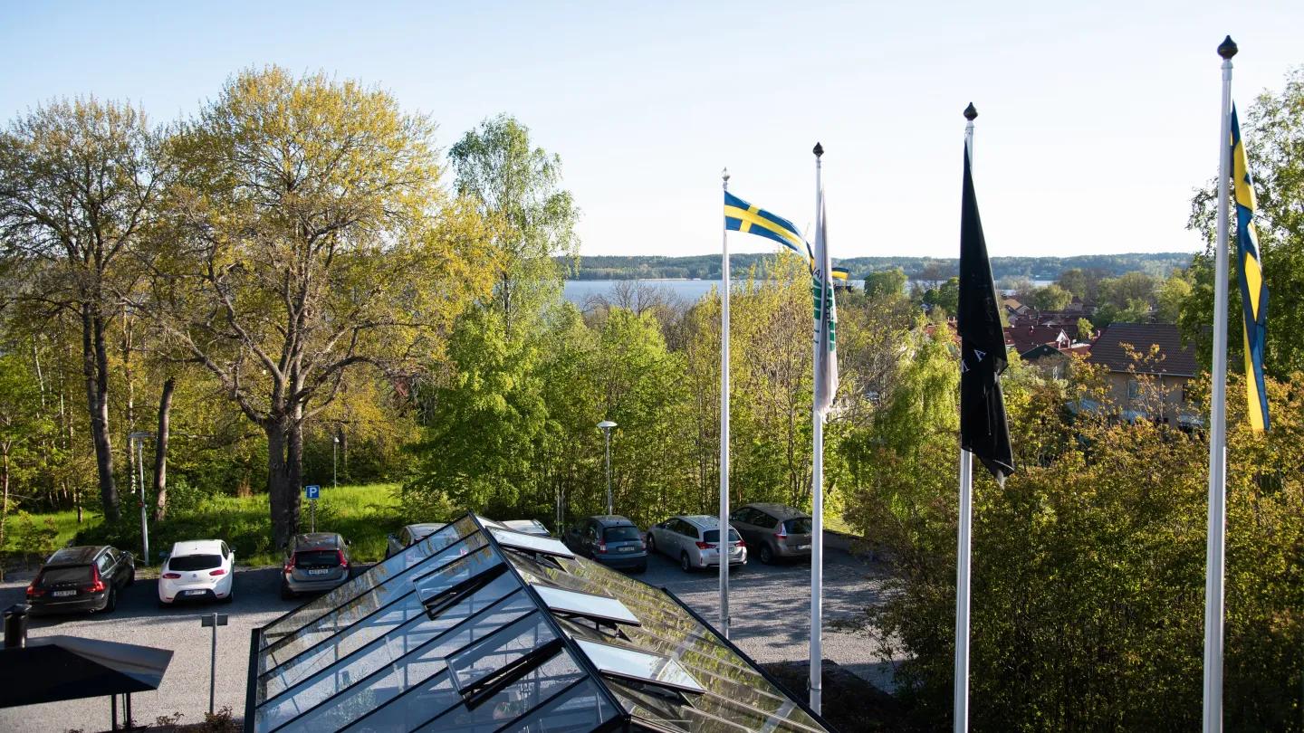 Utsikt mot Mälaren och Sigtuna stad