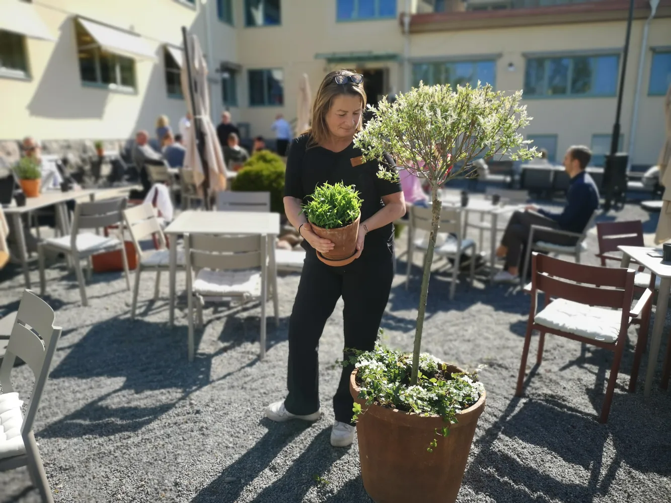 Grupparbeten på Gården Hotell Kristina