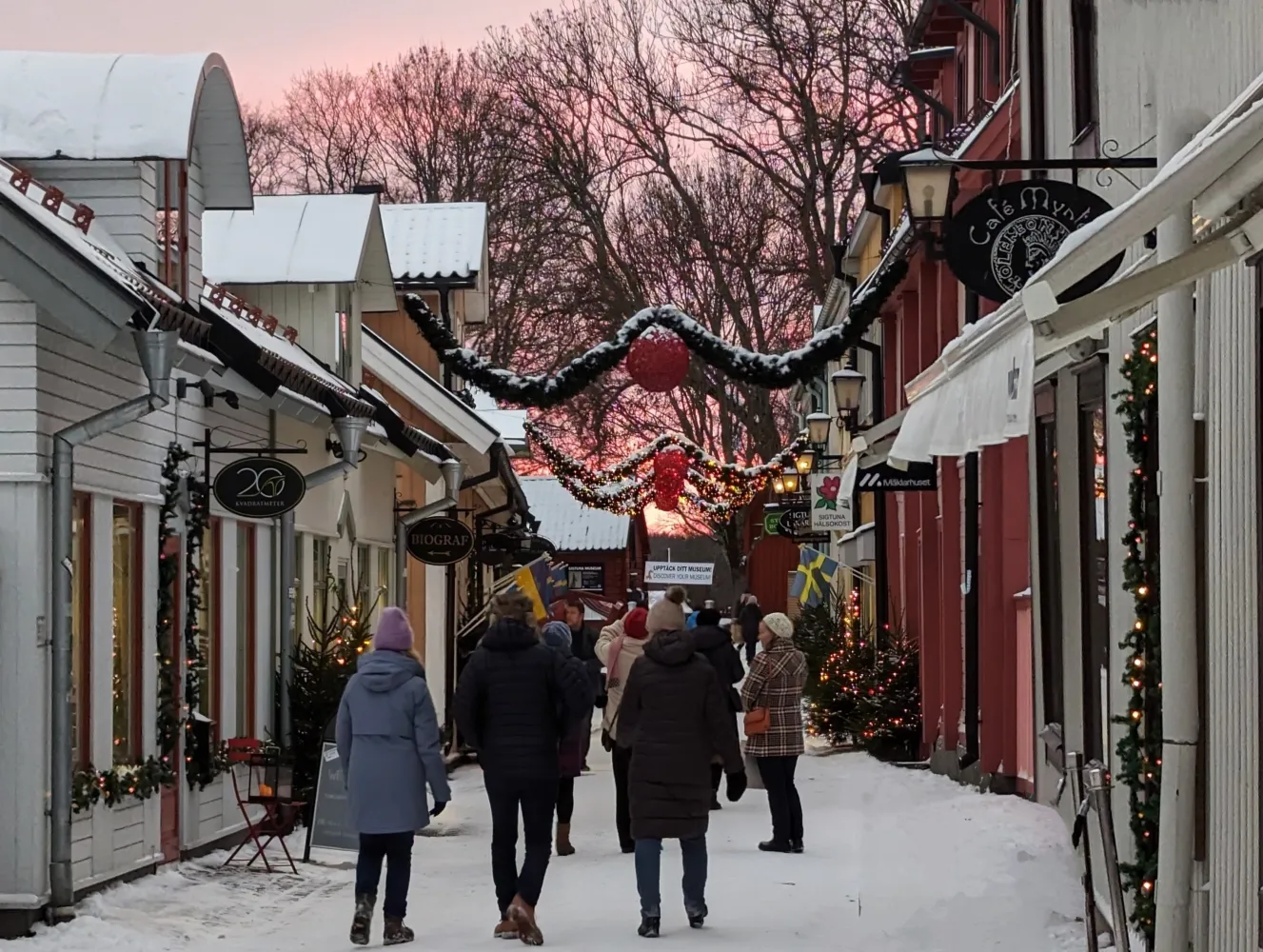 Stora Gatan i Sigtuna 250 m från Hotell Kristina