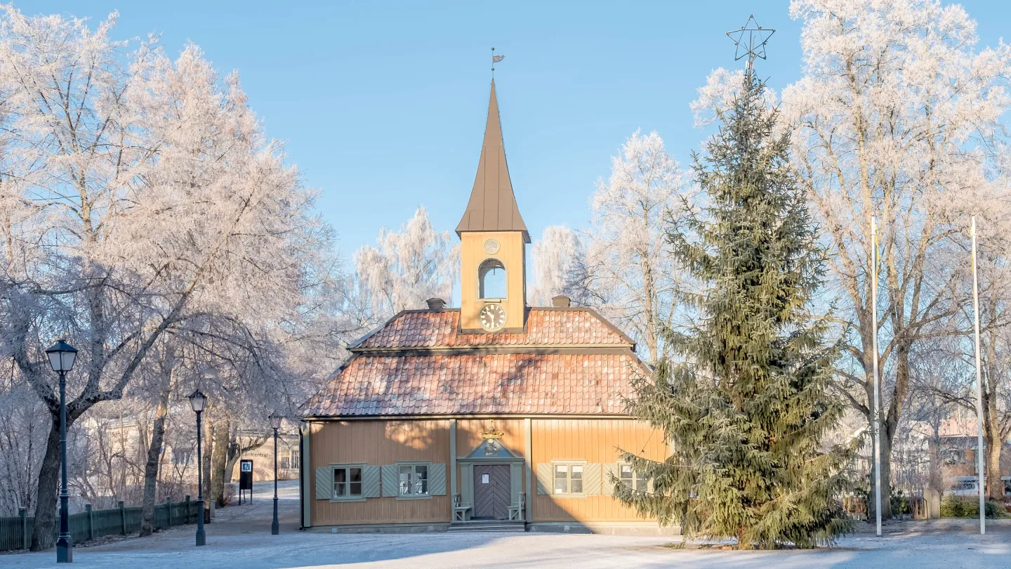 Sigtuna Rådhus på vintern